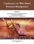 The Conference on Web Based Business Management (WBM 2010 E-BOOK)